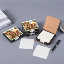 Confezione di notes adesivi senza diamanti con motivi raffinati, di stile artistico, utilizzabile per conservare note e decorare la scrivania. I notes autoadesivi sono composti da 160 pagine con firma, adatti per registrare idee, attività quotidiane, ecc.