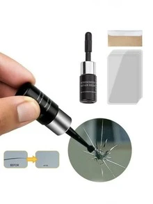 1Set Windshield Crack Repair Kit Complete Repair Kit For Chips And Cracks Automotive Windshield Repair Tool Repair For Car And Truck Windshields - Multicolor - View 6