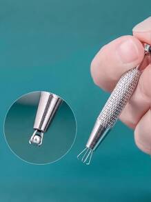 Pinça de precisão para joias com 4 pontas - Suporte para pedras preciosas e diamantes, ideal para contas e peças pequenas, ferramenta ergonômica para artesanato em metal/alumínio, ferramentas para fabricação de joias