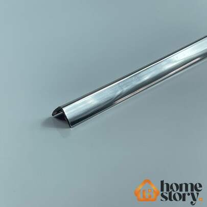 Perfil cantoneira de pvc 10mmx10mm com autocolante 3 metros