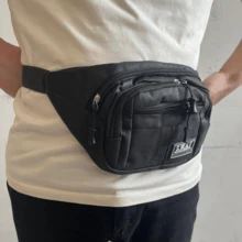 全新多拉链多层男女通用腰包，适合跑步、健身、户外、休闲、旅行、智能手机和零钱包