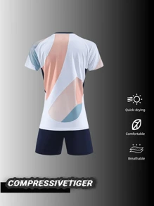 2pcs Pro Style Women's Customizable White Football Jersey & Shorts Set | Add Your Name & Number | Quick-Drying, Sweat Control | Club Player Gift For Her. Halloween, Thanksgiving, Christmas And New Year Gifts