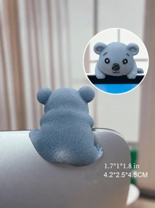 Combinación creativa, artículos decorativos para computadora/televisor, figuras de animales lindos, adornos para pantalla de navegación de automóvil, muñecos de dibujos animados, micronaturaleza, accesorios DIY, manualidades