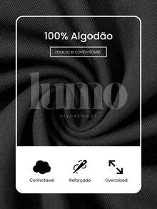 Men's Sweatshirt  Cold Weather Sweatshirt StreetWear Style  Black Tracksuit Happness Print - Lumo - 黑色 - 查看 3