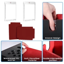 This Dual Commander Display Box Can Hold Over 250 Single-Sleeved Cards, With 2 Magnetic Card Slots, Suitable For TCG, CCG, And EDH Games. - Multicolor - View 4