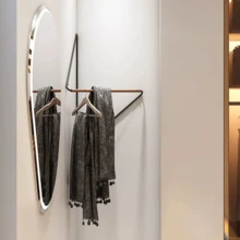 1pc Nordic Wall Corner Coat Rack, Designer Clothes Hanger, Creative Art Decorative Corner Shelf - Multicolor - View 4