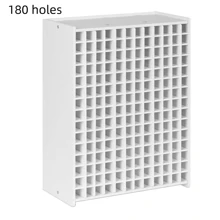 72/120/180/240 grilles Grande capacité Porte-stylo Organisateur de marqueur Panneau en bois et plastique blanc Rack de rangement de bureau pour stylos, crayons, fournitures d'art, retour à l'école, fournitures scolaires, étui à crayons, trousse, sac d'école