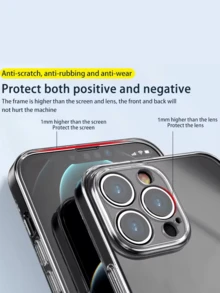 2 Pieces Ultra-Thin Silicone Soft Case, Clear Back Cover, Shockproof Ultra-Thin Phone Case Waterproof Anti-Fall Scratch Resistant - Clear - View 2