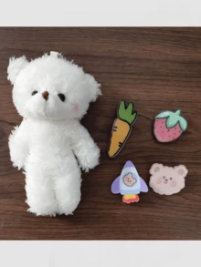 时尚经典多功能舒适简约大容量休闲背包适合上学/毕业季外出 - 白色 - 查看 3