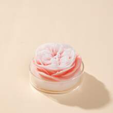 1 Pc Rose Flower Shaped Scented Candle,Handmade Aroma Soy Wax Decorative Candle For Table Photo Prop Birthday Gift,Prefect For Meditation Stress Relief Mood Boosting Bath Yoga