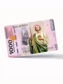 1pc Creative Sticker, Credit Card Skin Cover, PVC Anti Fingerprint Ultra-Thin Durable Scratch Resistant Privacy Card Sticker, Suitable For DIY Fashion Decoration To Protect Bank Cards, Transportation Cards, Campus Cards, School Supplies, And Back To School Supplies