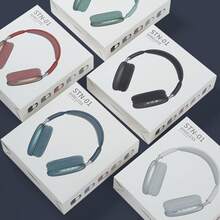 Audífonos Inalámbricos,Bluetooth,Conexión 5.0, Micrófono Incorporado para Llamadas, Conexión De Cable 3.5 mm, Batería hasta 10 Horas, Bluetooth/tarjeta SD/con cable - Plateado - Ver 11