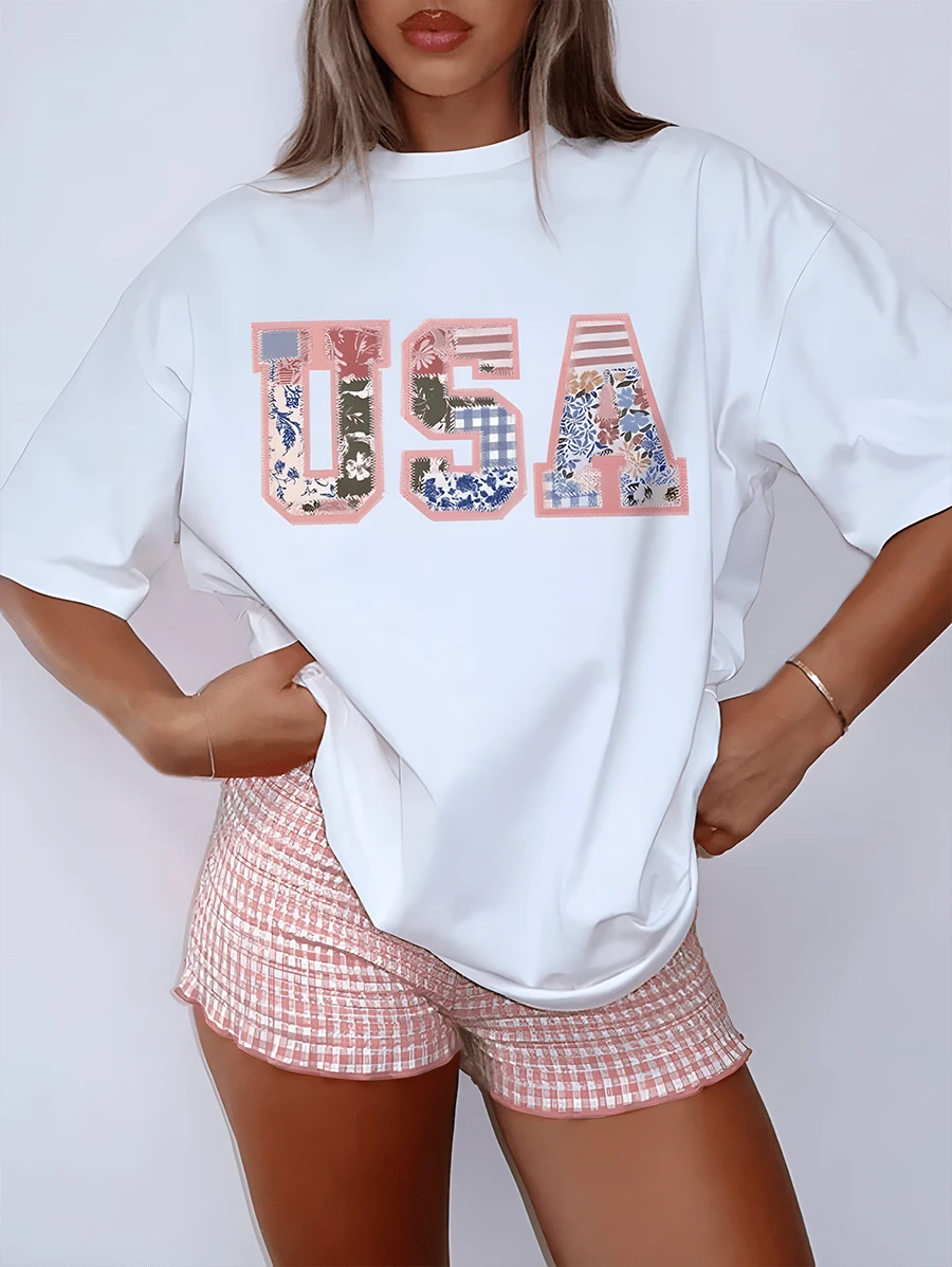 Women T-Shirts - White-zM247 - View 1