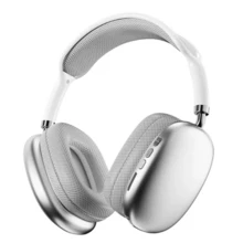 Audífonos Inalámbricos,Bluetooth,Conexión 5.0, Micrófono Incorporado para Llamadas, Conexión De Cable 3.5 mm, Batería hasta 10 Horas, Bluetooth/tarjeta SD/con cable - Plateado - Ver 1