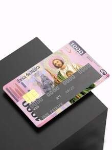 1pc Creative Sticker, Credit Card Skin Cover, PVC Anti Fingerprint Ultra-Thin Durable Scratch Resistant Privacy Card Sticker, Suitable For DIY Fashion Decoration To Protect Bank Cards, Transportation Cards, Campus Cards, School Supplies, And Back To School Supplies