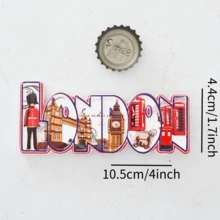 1pc Holiday Gift, Spain Fridge Magnet, Zanzibar Fridge Magnet, San Francisco Fridge Magnet, Mallorca Fridge Magnet, London Iconic Fridge Magnet, UK Fridge Magnet, Fridge Magnet, Valletta Fridge Magnet, Marseille Travel Fridge Magnet, Dubrovnik Fridge Magnet, Croatia Fridge Magnet, Orange Fridge Magnet, Spanish Home Decor, Photo Frame Magnet - Multicolor - View 13