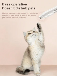 1 件宠物电动指甲磨床，猫狗指甲钳，电动磨锉，金刚石砂轮，3 种磨削模式，耐用，持久，USB 充电，适用于小型/中型/大型宠物，轻松解决宠物指甲问题