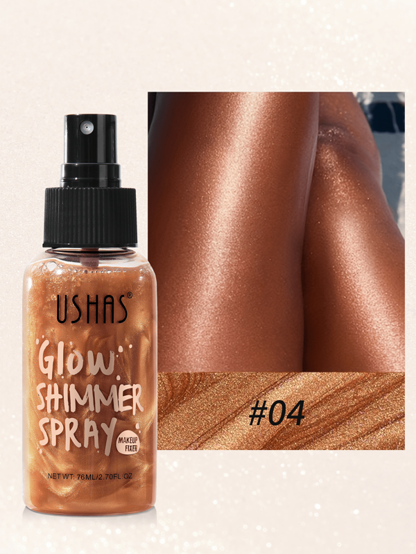 Paleta De Iluminadores Con Destellos, Iluminador De Contorno Facial Perlado Para Todo El Cuerpo
