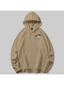 Scream Spider Premium Unisex Streetwear  Sweatshirt With Pocket And Hood - 米色 - 查看 2