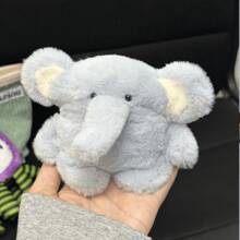 1 pieza Funda suave azul en forma de oreja de elefante pequeña para AirPods1/2, Pro, 3, Pro (2a generación), 4