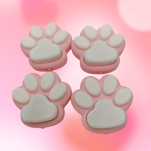 1pc Cute Cat Paw Click Clicker / Turtle Click Clicker, Moveable Face Hanging Decoration, Animal Model Toy, Desktop Decor, Novelty Accessory, Bag Charm, Zipper Pull, Keychain, Party Favor, Creative 3D Printed