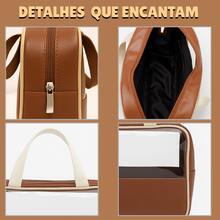 Kit 3 Transparent Premium Women's Toiletry Bags For Travel