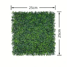 1 pièce panneau de haie artificielle en buis de 40 x 60 cm avec protection UV, écran de haie pour intimité, protection solaire, convient pour les événements, l'extérieur, l'intérieur, le jardin, la clôture, les murs de la cour, le patio, le jardin, les allées, l'arrière-plan, l'intérieur et l'extérieur ou votre propre conception créative pour les fêtes, les mariages, les décorations de Noël.