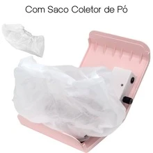 Acrylic Gel Nail Dust Collector Vacuum Cleaner For Professional Manicure Bivolt 40W - 淺粉色 - 查看 5