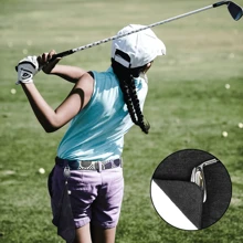 Advanced Golf Towel - , Highly Absorbent, Dual-Purpose Cleaning Cloth With Retractable Hook For Golfers