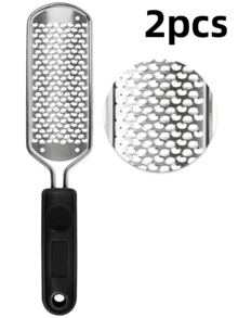 1个足部磨脚器，不锈钢材质，用于去除老茧、皲裂的脚后跟，适用于干湿足部护理 - 彩色 - 查看 17