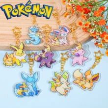 pocket monsters 宝可梦主题亚克力钥匙扣吊坠：多种造型的伊布，设计为拥抱伊布形象吊坠，完美搭配背包配饰。学校背包、汽车配饰、可爱哥特风、Y2K 圣诞礼物创意、包袋配饰、带身份证夹的挂绳、汽车配饰、包袋挂饰 - SS0369 - 查看 2