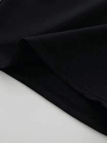 GRDR Men's Crew Neck Tank Top And Drawstring Shorts Casual Suit - Black - View 6