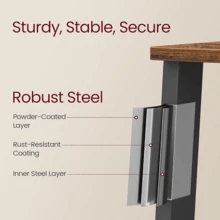 Corner Bookcase, Flower Rack, Shelving Unit, Book Shelf, 5 Tier Shelf Ladder Shelf Storage Unit Plant Holder For Living Room Industrial Style With Steel Frame, Home Decor Living Room, Brown And Black