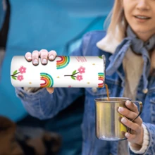 1个20盎司直身水杯，款式多样，双层隔热吸管杯，配有杯刷、杯盖，使用和清洁方便，非常适合作为生日礼物、节日礼物赠送给家人和朋友