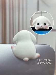 Combinación creativa, artículos decorativos para computadora/televisor, figuras de animales lindos, adornos para pantalla de navegación de automóvil, muñecos de dibujos animados, micronaturaleza, accesorios DIY, manualidades