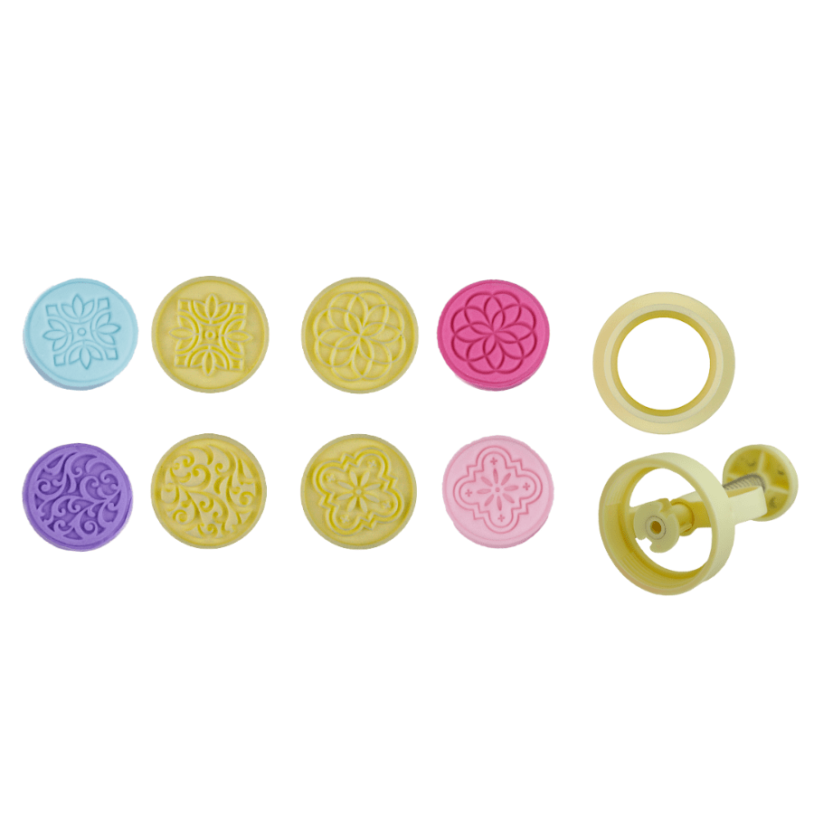 Ejetor Max Arabesco (Acompanha a Base) Para Marcar Docinhos Modelar Brigadeiros Festa Bluestar