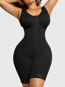 1 Pc Women Plus Size Colombian Body Shaper , Fajas Tummy Control Shapewear, Butt Lifter Shapewear Bodysuit,Thigh Slimming Jumpsuit ,Enhancer High Compression Full Body Shaper Underwear,Corset Top,Suitable For Various Occasions ﻿
