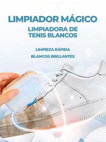 Lavado En Seco De Tenis Blanco Limpiador Con Cepillo Exterio E Interior Del Calzado - Blanco - Ver 3