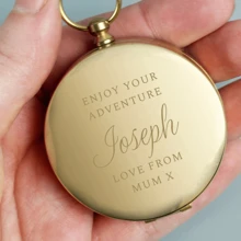 Customized Engraved Brass Compass, Personalized Work Compass, Suitable Gifts For Men, Husbands, Boyfriends - Unique Anniversary, Birthday, Wedding, Graduation Gift Ideas, Multifunctional, Durable, Golden, Fashionable, Colorful, Retro, Unisex, Minimalist, Casual, Customized