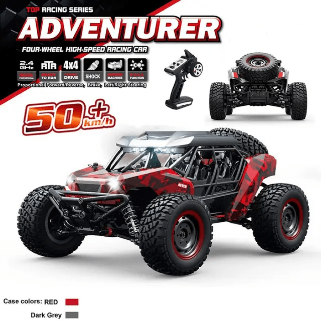 Coche teledirigido a escala 1:16 4WD, vehículo eléctrico todoterreno de alta velocidad (talla grande de 50 km/h) y capacidad de drift y escalada