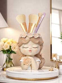 1pc Creative Little Fairy Makeup Brush Storage Tube Bàn trang điểm Phấn mắt Bút chì kẻ mày Cọ bút chì Giá lưu trữ, Đồ trang trí văn phòng cao cấp sang trọng nhẹ cho bé gái, Quà tặng lưu trữ để bàn hình trái tim nữ tính cho bé gái, Quà tặng tốt nhất, Mùa đông, Đồ trang trí, Nhà, Đồ trang trí đám cưới, Đồ trang trí nhà cửa, Hộp đựng đồ trang sức, Đồ trang trí tiệc Ngày lễ tình nhân Sinh nhật, Cho ngày lễ Bãi biển, Bộ sưu tập phòng tắm, Bộ sưu tập phòng ngủ, Sức chứa lớn - 2 tùy chọn màu sắc - Xem 19