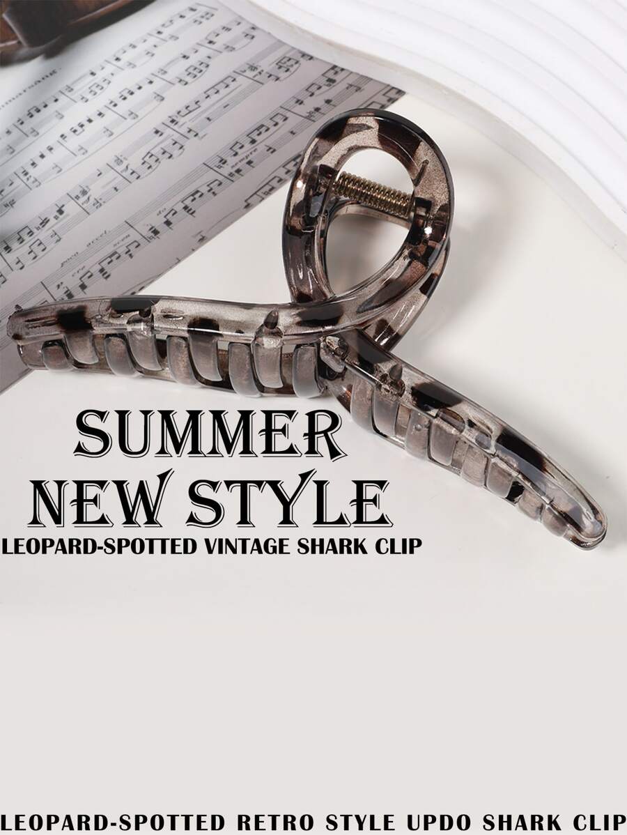 1 pieza Pinza de pelo grande y sencilla con estampado de leopardo, pinza de pelo estilosa para recogidos, accesorio de pelo para mujer, pinzas de pelo, pinzas de pelo, pinzas de pelo, pinzas de pelo, pinzas de pelo, pinzas de pelo, pinzas de pelo, pinzas de pelo, accesorios de pelo para mujer para looks de vacaciones