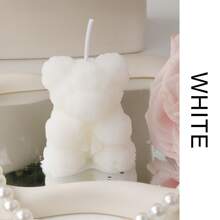 1pc Rose Bear Aromatherapy Candle, Lovely Decoration Wedding Partner Hand Gift Home Decoration,Valentine's Day Gift,Birthday Present,Christmas Decorations,Christmas Decor,Christmas Gifts,Room Decor