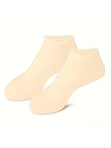 2pcs Silicone Moisturizing Foot Socks For Dry Cracked Feet Foot Care Socks Massage Moisturizing Gel Socks Pedicure Socks Tool,Gift
