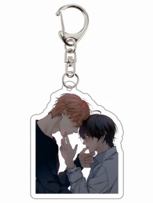 1pc BL Comic Anime Manhwa "Lost In The Cloud" Acrylic Keychain Series Cute Cartoon Keyring Bag, Suitcase Accessory Phone Pendant Car Ornament. - Multicolor - View 28