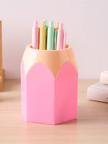 1/5 pièces Tasses en forme de crayon pour distributeurs de crayons en classe, porte-crayons mignons en vrac, contenants colorés pour pinceaux de maquillage de bureau à domicile, cadeaux scolaires, rangement de papeterie, accessoires de bureau éducatifs, ensemble de porte-stylos créatifs pour enseignants et étudiants, organisateurs de bureau pratiques, solutions de rangement scolaire vibrantes, fournitures de bureau polyvalentes pour la classe - Multicolore - Voir 13