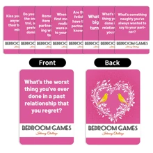 Bedroom Games New 50 Romantic Pink Couples Board Game Solitaire Couples Night Bedroom Bonding Game Cards Very Fun Interactive Entertainment Game Gifts A Must-Have Holiday Gift For Valentine's Day And Christmas - Multicolor - View 4