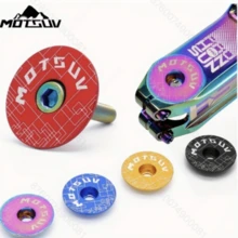 Bicycle Headset Top Cap, Mountain Bike Aluminum Alloy Stem Top Cap, Road Bike Fork Sunflower Headset Cap - Multicolor - View 3