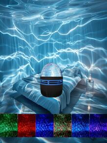 The Water Ripple Projector-USB,Has A Ripple Effect That Makes People Feel As If They Are Surrounded By Waves, Perfect For Toys And Gifts, Perfect For Birthdays Gift, For Game Room, Bedroom, Living Room