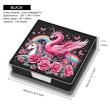 Blocco note adesivo decorativo, stile artistico, adatto per conservare note e decorare la scrivania. Note adesive autoadesive con 160 pagine firmate, una cancelleria versatile per la registrazione quotidiana di idee, attività, ecc.